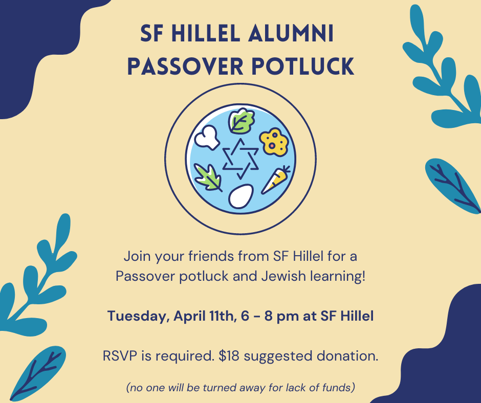 SF Hillel Alumni Passover Potluck | Jewish Community Federation